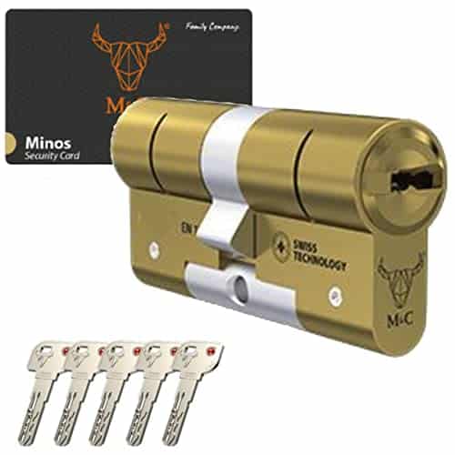 Bombín de alta seguridad M&C Minos con barra antirrotura